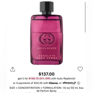 Gucci Guilty Absolute Pour Femme